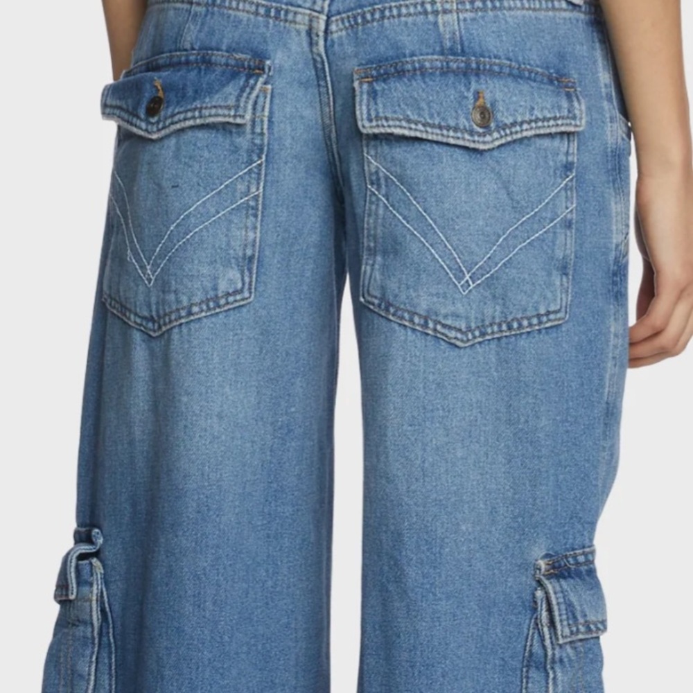 BDG URBAN OUTFITTERS Puddle Cargo Jeans 30 x 32 - Picture 2 of 16
